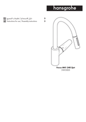Hans Grohe Focus M41 240 2jet 31815005 Instructions For Use/Assembly Instructions