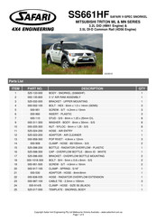 SAFARI V-SPEC SS661HF Installation Manual