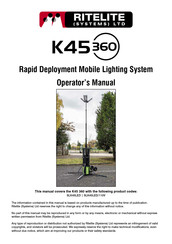 Ritelite SLK45LED Operator's Manual