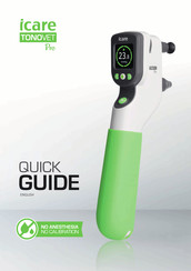 Icare TONOVET Pro Quick Manual
