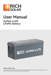Rich Solar ALPHA 4 LITE User Manual