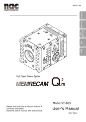 NAC Image Technology MEMRECAM Q2m User Manual