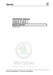 Skoda III 2014 Workshop Manual
