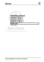 Skoda II 2010 Workshop Manual