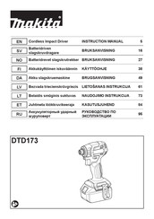 Makita DTD173 Instruction Manual