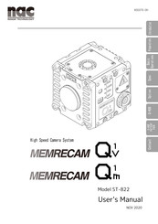 NAC Image Technology Memrecam Q1m User Manual