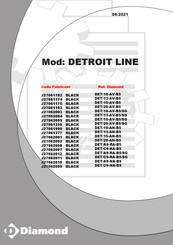 Diamond DETROIT DET/13-AN-B5 Installation Manual