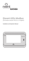 nVent RAYCHEM Elexant 650c-Modbus Installation And Operation Manual