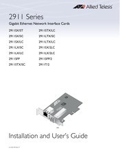 Allied Telesis 2911LX/SC Installation And User Manual