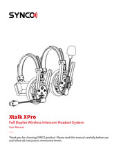 Synco Xtalk XPro5 User Manual