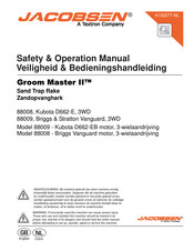Textron JACOBSEN Groom Master II 88008 Safety & Operation Manual
