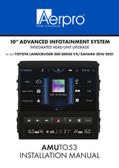 Aerpro AMUTO53 Installation Manual