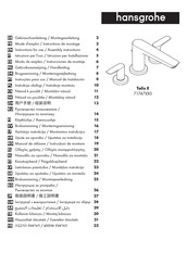Hans Grohe Talis E 71747 0 Series Instructions For Use/Assembly Instructions