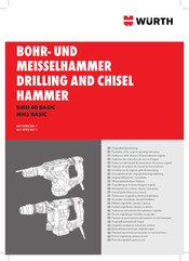 Würth BMH 40 BASIC Operating Instructions Manual