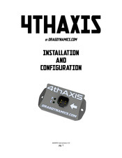 DRAGDYNAMICS 4THAXIS Installation And Configuration Manual