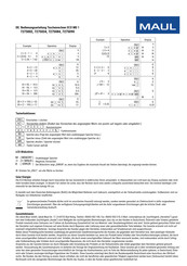 MAUL 7275090 Operating Instructions Manual