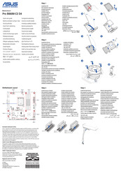 Asus Pro B660M-C2 D4 Quick Start Manual