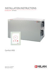 nilan Comfort 450 Installation Instructions Manual