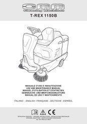 OMM lavapavimenti T-REX 1150B Use And Maintenance Manual