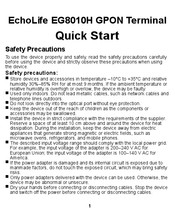 EchoLife EG8010H Quick Start Manual