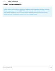 Teradek Link AX Quick Start Manual