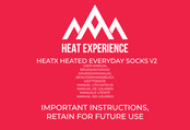 Heat Experience HEATX HEATED EVERYDAY SOCKS V2 User Manual