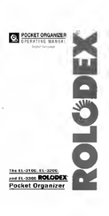 Rolodex EL-3100 Operating Manual