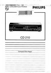 Philips CD210 User Manual