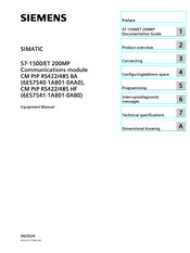 Siemens 6ES7540-1AB01-0AA0 Equipment Manual