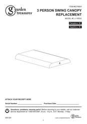 Garden Treasures C-J-100GS Manual