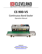 CE CLEVELAND CE-900-VS Operation Manual