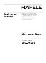 Häfele 539.30.030 Instruction Manual