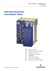Emerson D301761X012 Safe Use Instructions