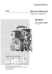 Grundig ST 55-905 FR/TOP Supplementary Service Manual