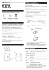 T&D TR-50U2 User Manual