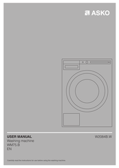 Asko W2084B.W User Manual