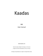 Kaadas M9-1 User Manual