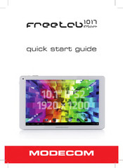 Modecom FreeTAB 1017 IPS2 X4+ Quick Start Manual