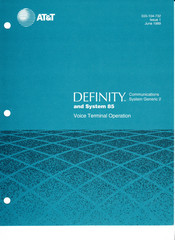 AT&T DEFINITY 7102A01A Instruction Manual