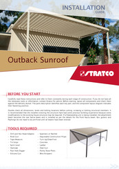 Stratco Outback Sunroof Installation Manual