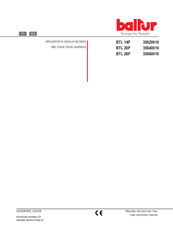 baltur BTL 26P User Instruction Manual