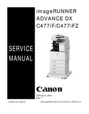 Canon imageRUNNER ADVANCE DX C477iZ Service Manual