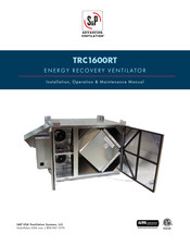 S&P TRC1600RTH-230-3P Installation, Operation & Maintenance Manual