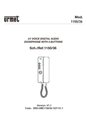 urmet domus 1150/36 Quick Start Manual