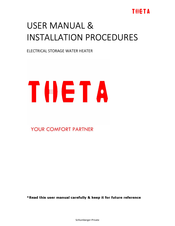 Theta Digital INOX-65H User Manual Installation