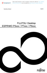 Fujitsu ESPRIMO P501 Series Operating Manual