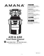 Amana A50 Manual