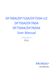 GIGA-TMS PROMAG DF760AK User Manual