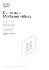 Dornbracht 36 515 979-FF Installation Instructions Manual
