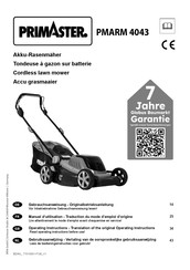 PrimAster PMARM 4043 Operating Instructions Manual